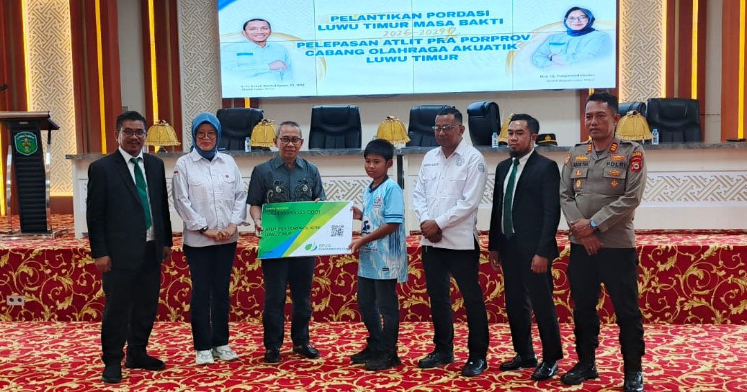 Kadis Parmudora Hadiri Pelantikan Kepengurusan PORDASI Luwu Timur 2025